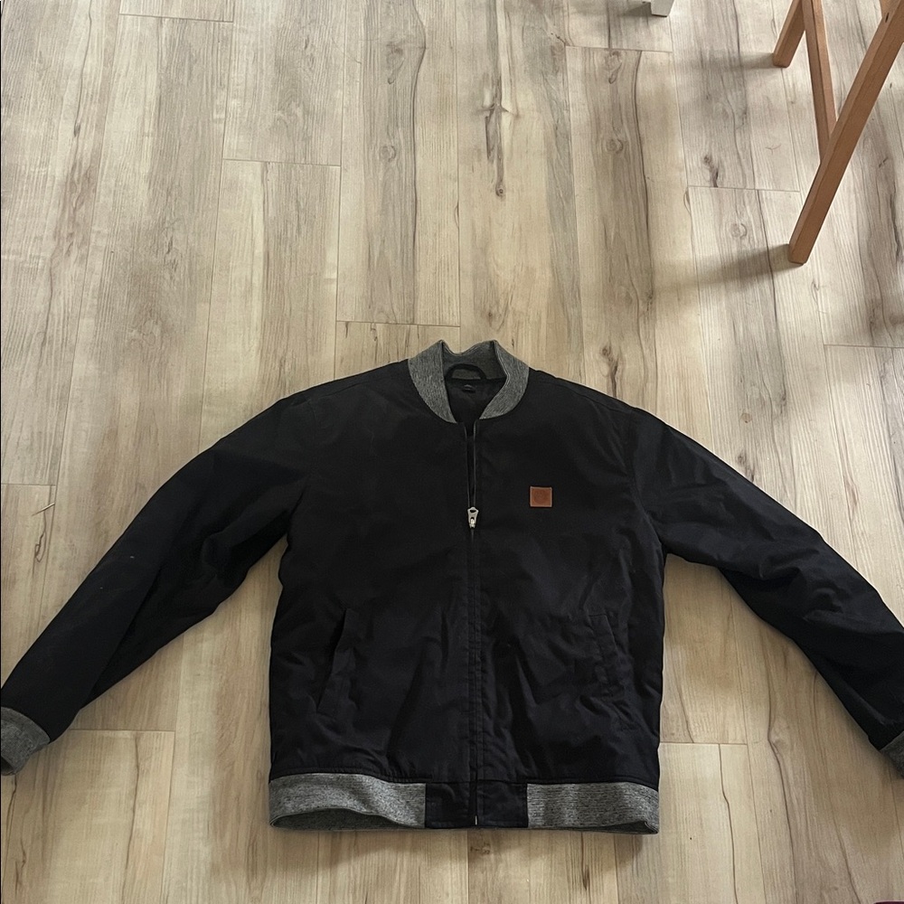 Obey Black and Gray Bomber Jacket